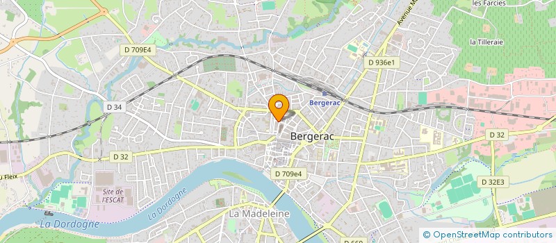localisation de l'entreprise LE CENTRAL à BERGERAC