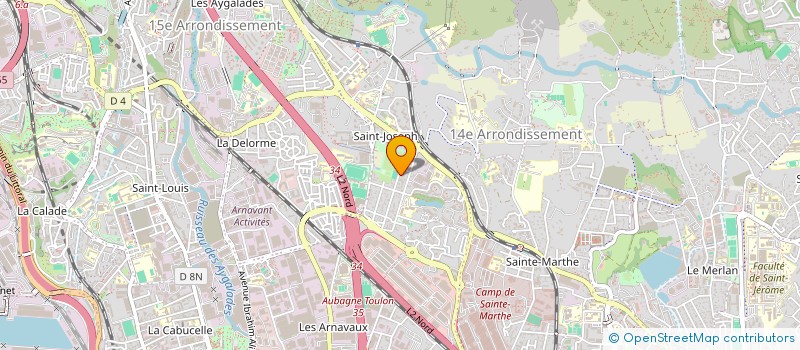 localisation de l'entreprise LE CENTRAL à MARSEILLE