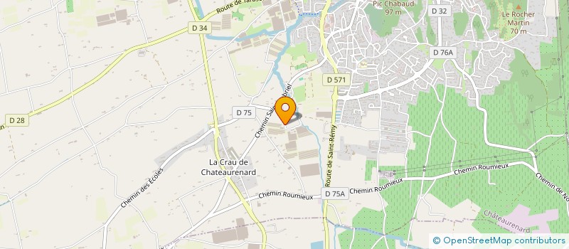 localisation de l'entreprise LE CENTRAL  CHATEAURENARD