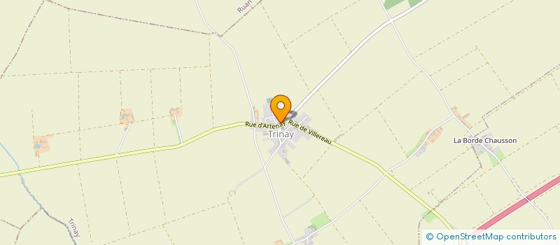 localisation de l'entreprise LE CENTRAL JUJITSU JUDO ORLEANAIS à TRINAY