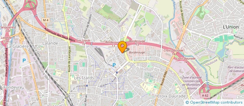 localisation de l'entreprise LE CENTRAL L'UNION à TOULOUSE