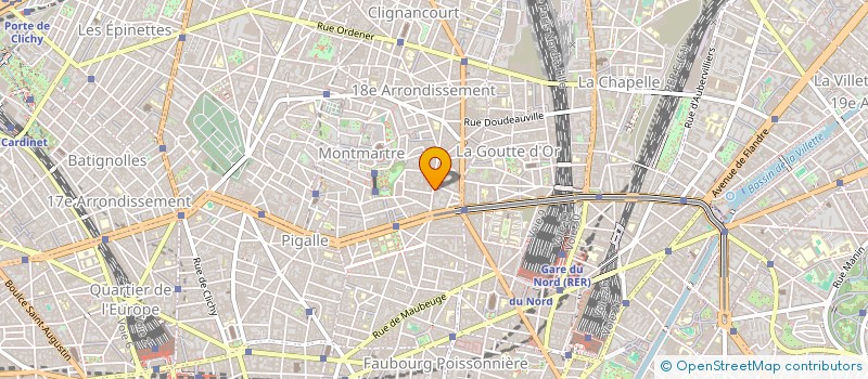 localisation de l'entreprise LE CENTRAL SA à PARIS