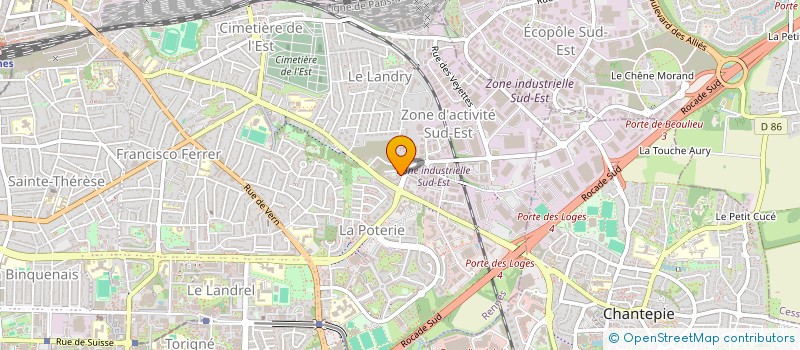 localisation de l'entreprise LE CENTRAL SARL à RENNES