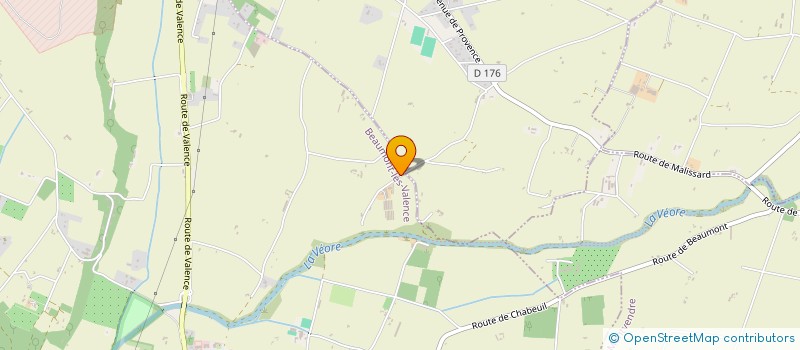 localisation de l'entreprise LE CENTRE à BEAUMONT-LES-VALENCE