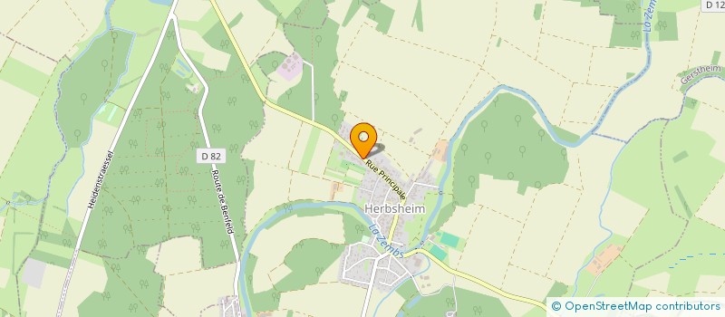 localisation de l'entreprise LE CENTRE  DIEBOLSHEIM