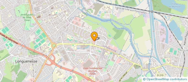 localisation de l'entreprise LE CENTRE  LONGUENESSE