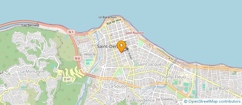 localisation de l'entreprise LE CENTRE  SAINT-DENIS