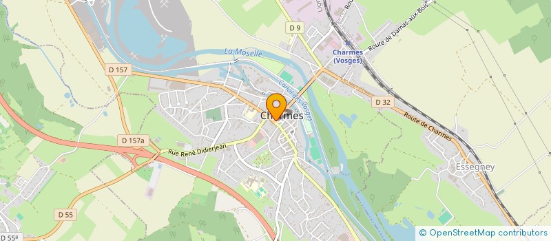 localisation de l'entreprise LE CENTRE  CHARMES