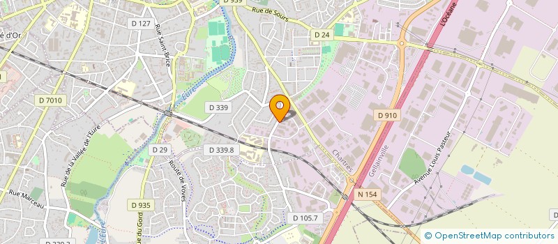 localisation de l'entreprise LE CENTRE AXIAL à CHARTRES