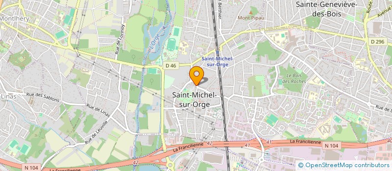 localisation de l'entreprise LE CENTRE CULTUREL DE LA BIERE à SAINT-MICHEL-SUR-ORGE