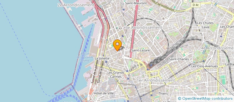 localisation de l'entreprise LE CENTRE DE COOPERATION INTERCULTURELLE POUR UN DEVELOPPEMENT DURABLE (CIDEV)  MARSEILLE