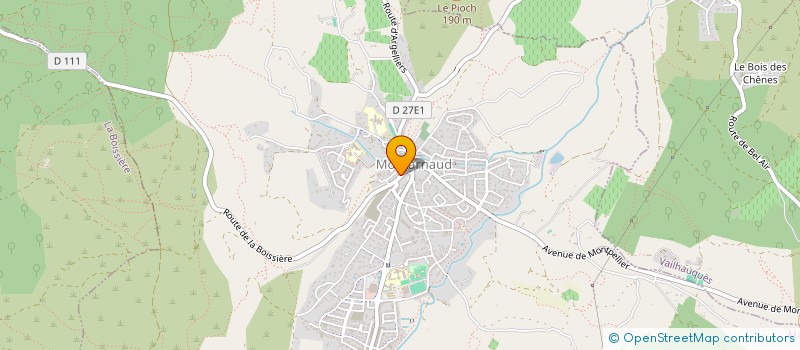 localisation de l'entreprise LE CENTRE DE L'ETRE  MONTARNAUD