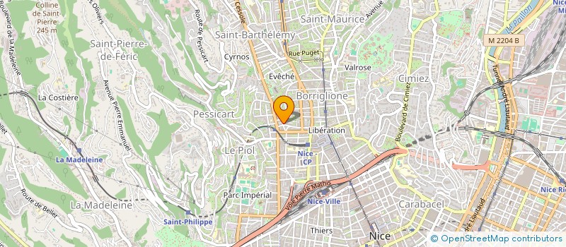 localisation de l'entreprise LE CENTRE DE LIAISON D'ETUDES ET DE FORMATIONS à NICE