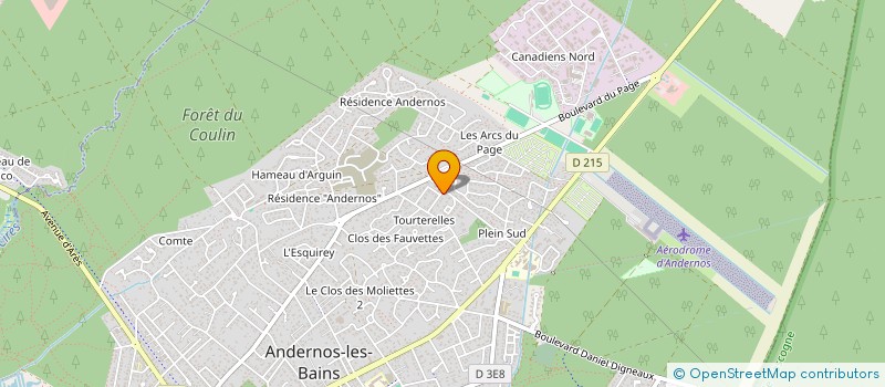 localisation de l'entreprise LE CENTRE DE PESSAC à ANDERNOS-LES-BAINS