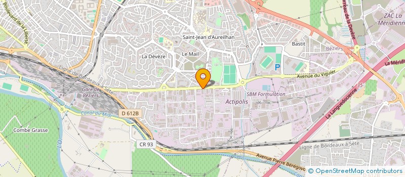 localisation de l'entreprise LE CENTRE DE TELESURVEILLANCE à BEZIERS