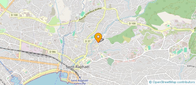 localisation de l'entreprise LE CENTRE DU BIEN ETRE BOUTIQUE & DE PSYCHOLOGIE CORPORELLE APPLIQUEE à SAINT-RAPHAEL