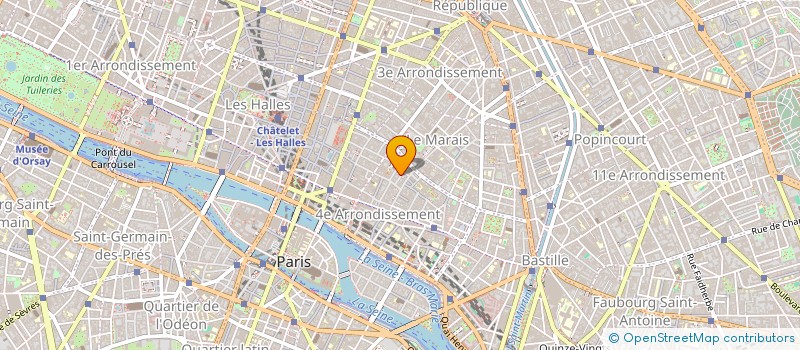 localisation de l'entreprise LE CENTRE ELEMENT  PARIS
