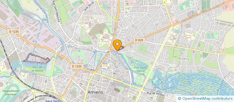 localisation de l'entreprise LE CENTRE IMMOBILIER à AMIENS