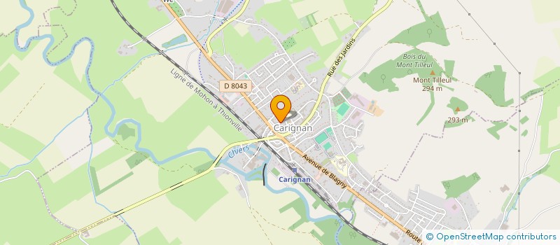 localisation de l'entreprise LE CENTRE ISADORA  CARIGNAN