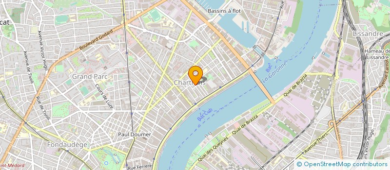 localisation de l'entreprise LE CENTRE NERVEUX à BORDEAUX