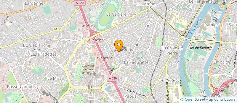 localisation de l'entreprise LE CENTRE TOULOUSAIN DE LA SPIRITUALITE MUSULMANE  TOULOUSE