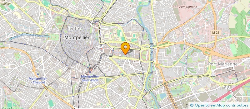 localisation de l'entreprise LE CENTURION II à MONTPELLIER