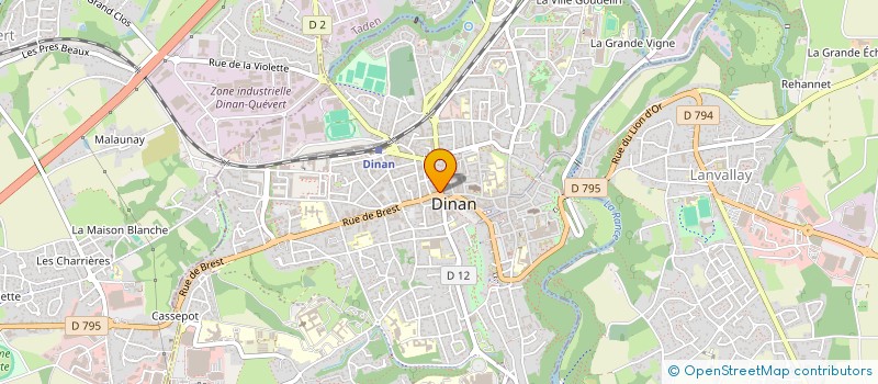 localisation de l'entreprise LE CENTURY à DINAN