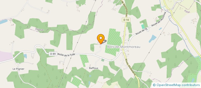 localisation de l'entreprise LE CEP à BORS (CANTON DE TUDE-ET-LAVALETTE)