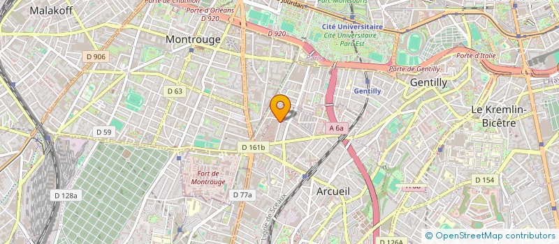 localisation de l'entreprise LE CEP D'OR à ARCUEIL