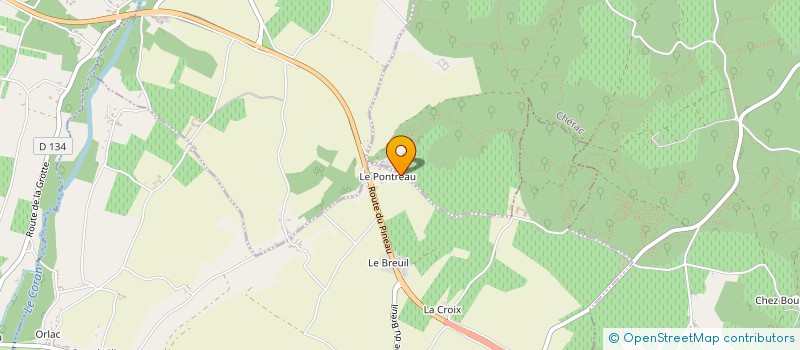 localisation de l'entreprise LE CEP D'OR DE FONTSECHE  DOMPIERRE-SUR-CHARENTE