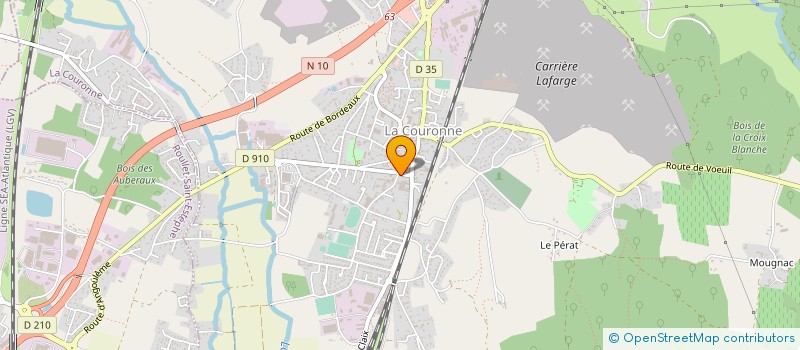 localisation de l'entreprise LE CEP DE VIGNE à LA COURONNE