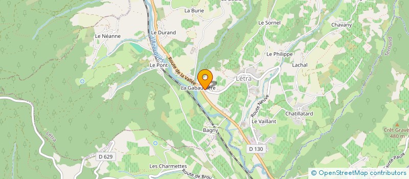 localisation de l'entreprise LE CEP VERT  LETRA