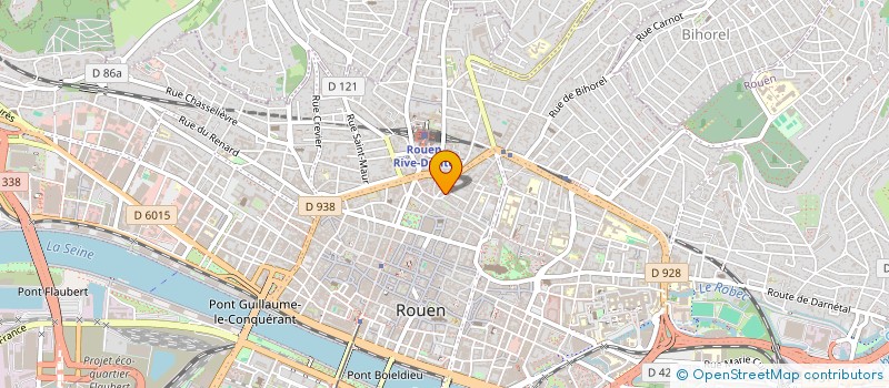 localisation de l'entreprise LE CERBERE à ROUEN