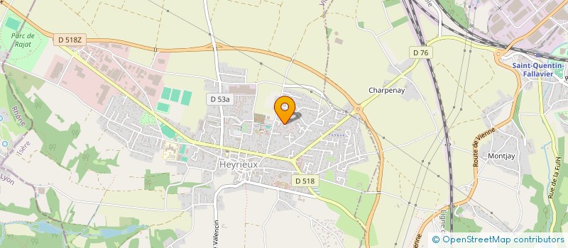 localisation de l'entreprise LE CERCLE  HEYRIEUX