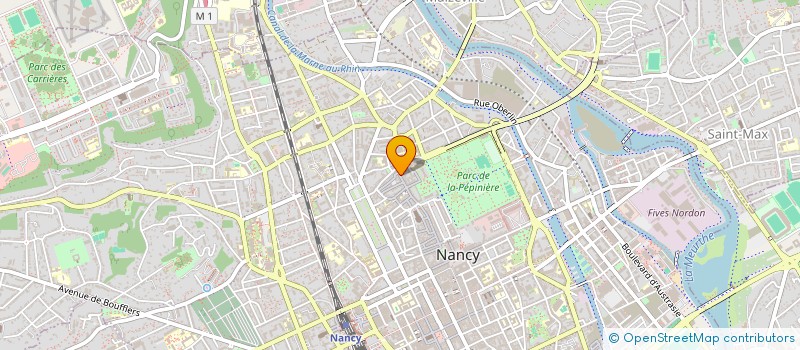 localisation de l'entreprise LE CERCLE  NANCY