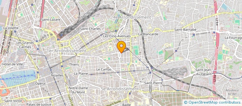 localisation de l'entreprise LE CERCLE à MARSEILLE
