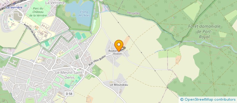 localisation de l'entreprise LE CERCLE  LE MESNIL-SAINT-DENIS