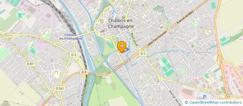 localisation de l'entreprise LE CERCLE  CHALONS-EN-CHAMPAGNE