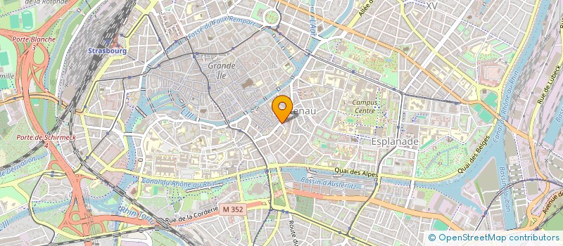 localisation de l'entreprise LE CERCLE à STRASBOURG