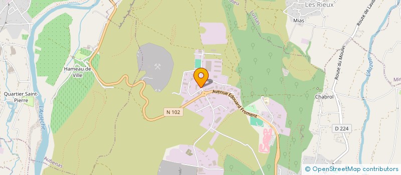 localisation de l'entreprise LE CERCLE  LAVILLEDIEU