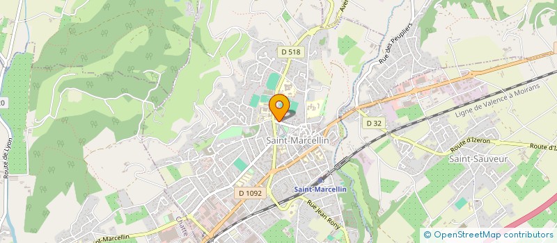 localisation de l'entreprise LE CERCLE  SAINT-MARCELLIN