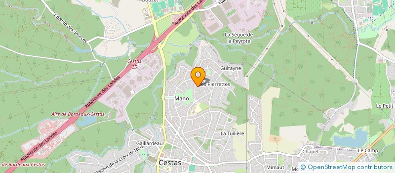 localisation de l'entreprise LE CERCLE  CESTAS