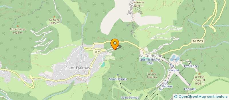 localisation de l'entreprise LE CERCLE BASSISTERCIEN  VALDEBLORE