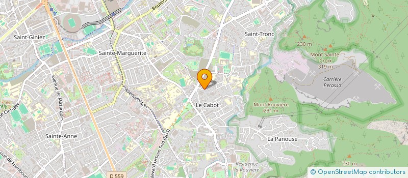 localisation de l'entreprise LE CERCLE BELLIFONTAIN à MARSEILLE