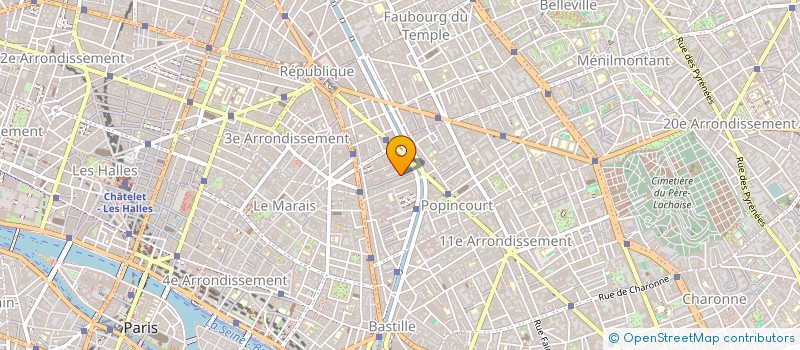 localisation de l'entreprise LE CERCLE BS  PARIS