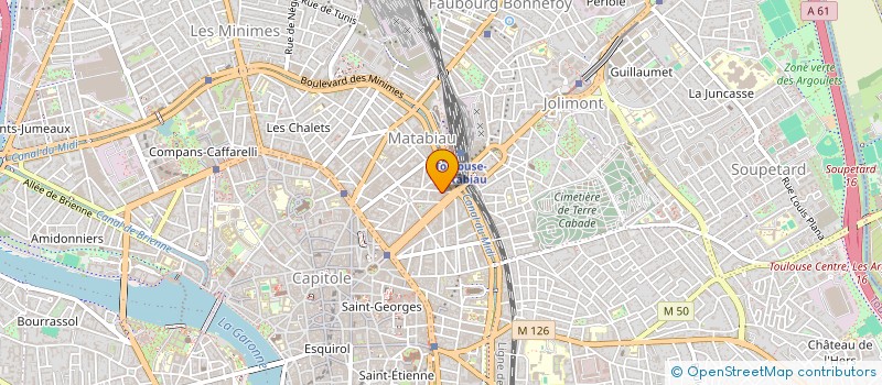 localisation de l'entreprise LE CERCLE BUSINESS CLUB à TOULOUSE