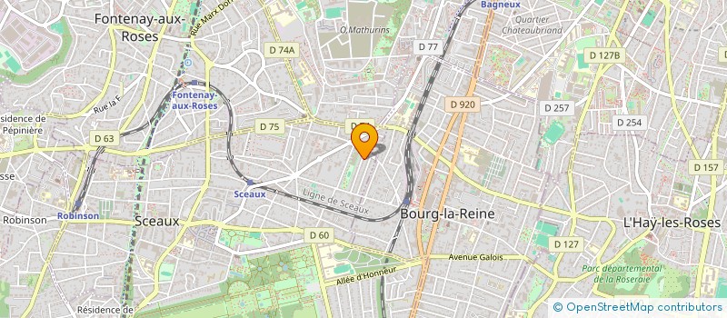 localisation de l'entreprise LE CERCLE CONSERVATEUR à SCEAUX
