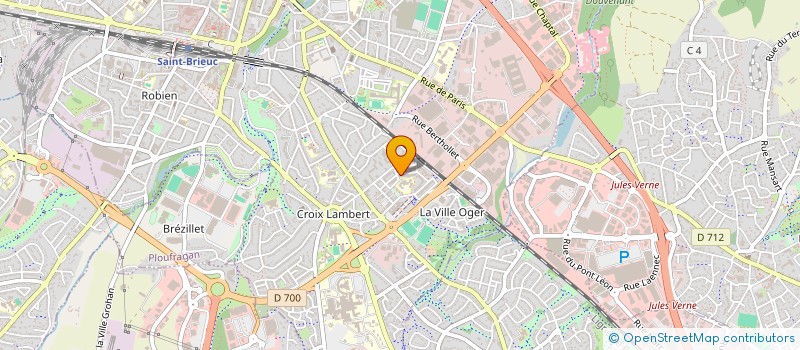 localisation de l'entreprise LE CERCLE CROIX SAINT LAMBERT à SAINT-BRIEUC