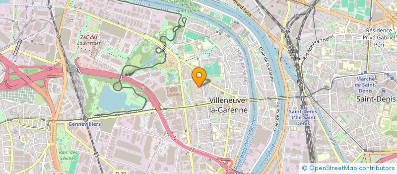 localisation de l'entreprise LE CERCLE D AMIS DES PETITS INVALIDES A SCOLARISER à VILLENEUVE-LA-GARENNE