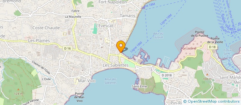 localisation de l'entreprise LE CERCLE D ESCRIME SEYNOIS à LA SEYNE-SUR-MER